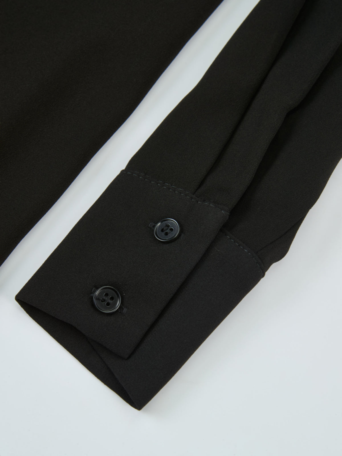 Lace Detail Dress - Black
