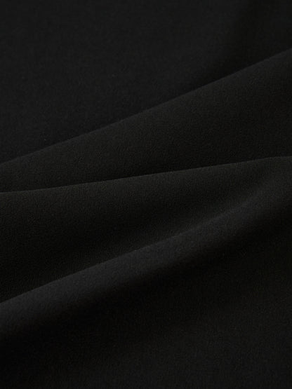 Lace Detail Dress - Black
