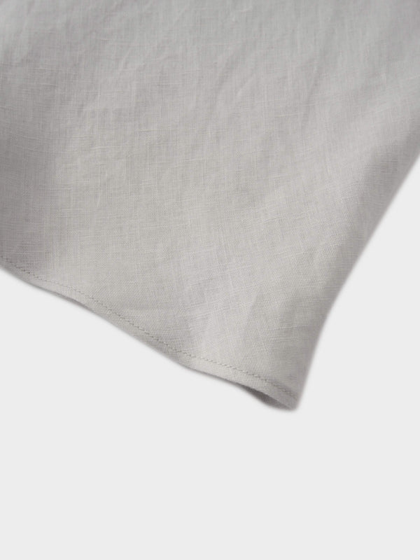 Linen Slip Skirt-Grey