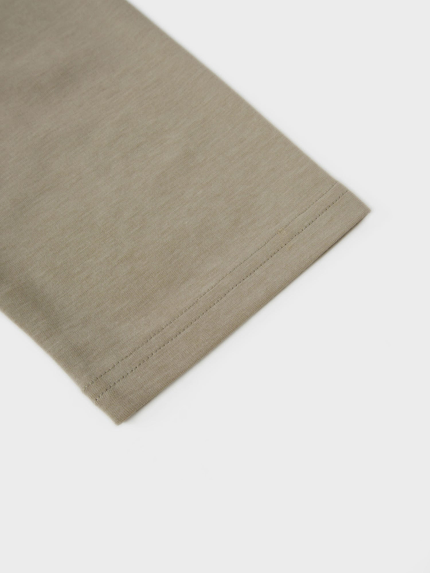 Side Tie T-Shirt Dress-Fawn