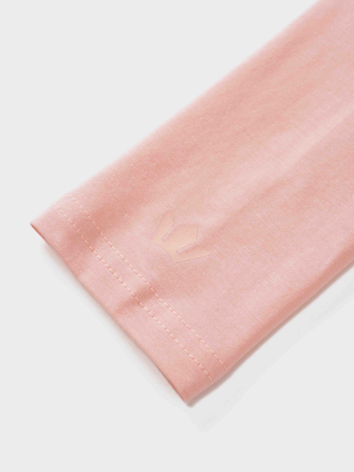 Oversized Rounded Hem T-Shirt-Peach