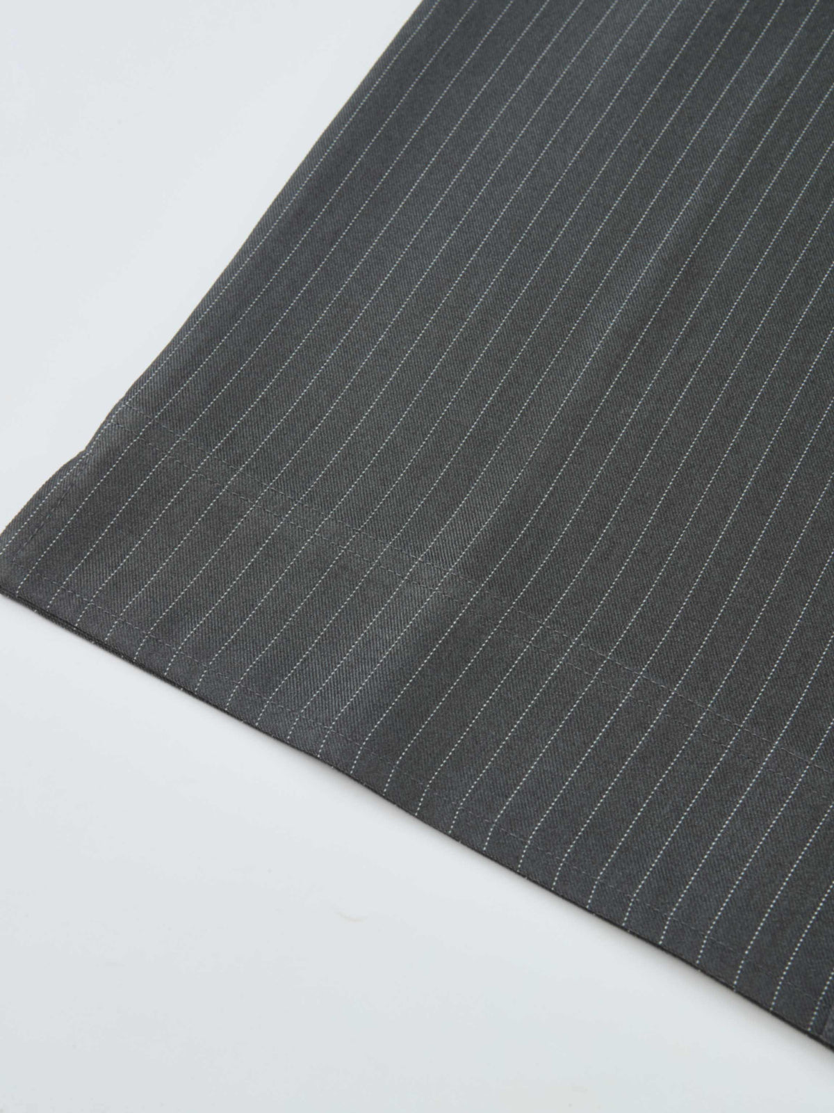Front Pocket Button Skirt - Dark Grey