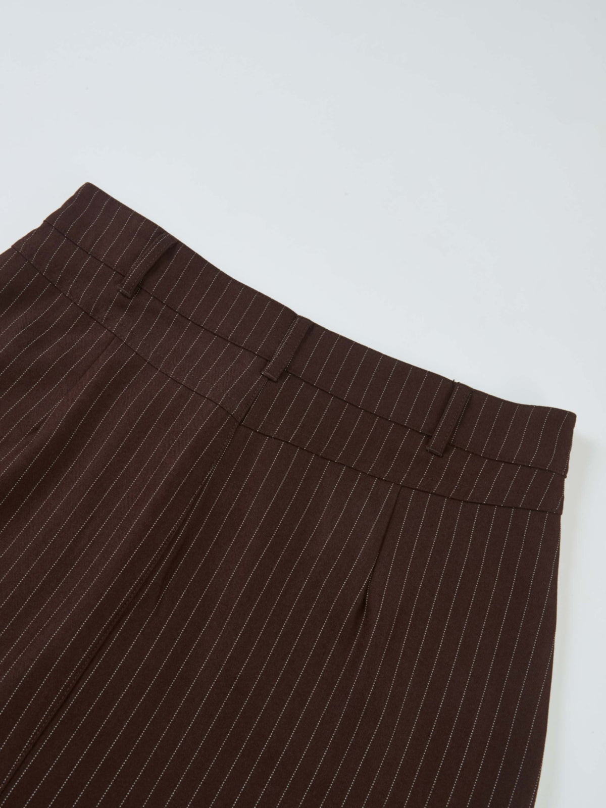 Front Pocket Button Skirt - Dark Brown