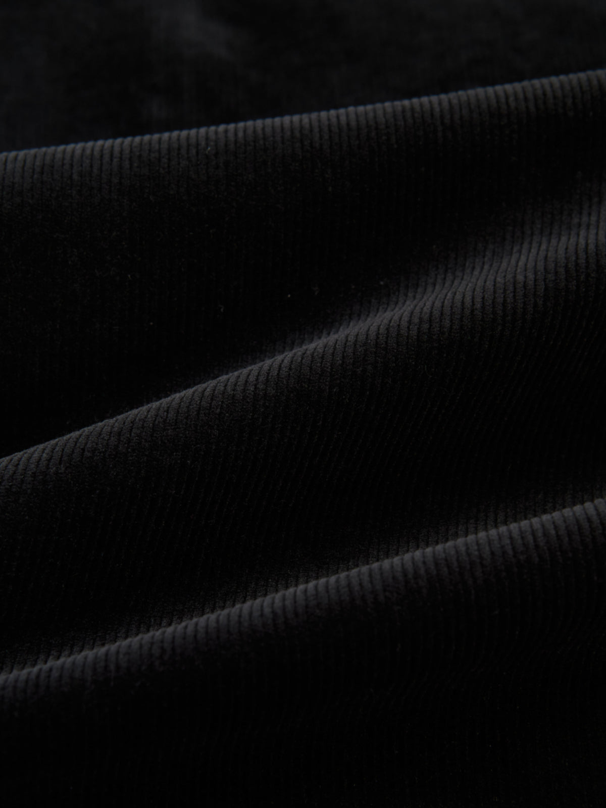 Chain Detail Corduroy Skirt - Black