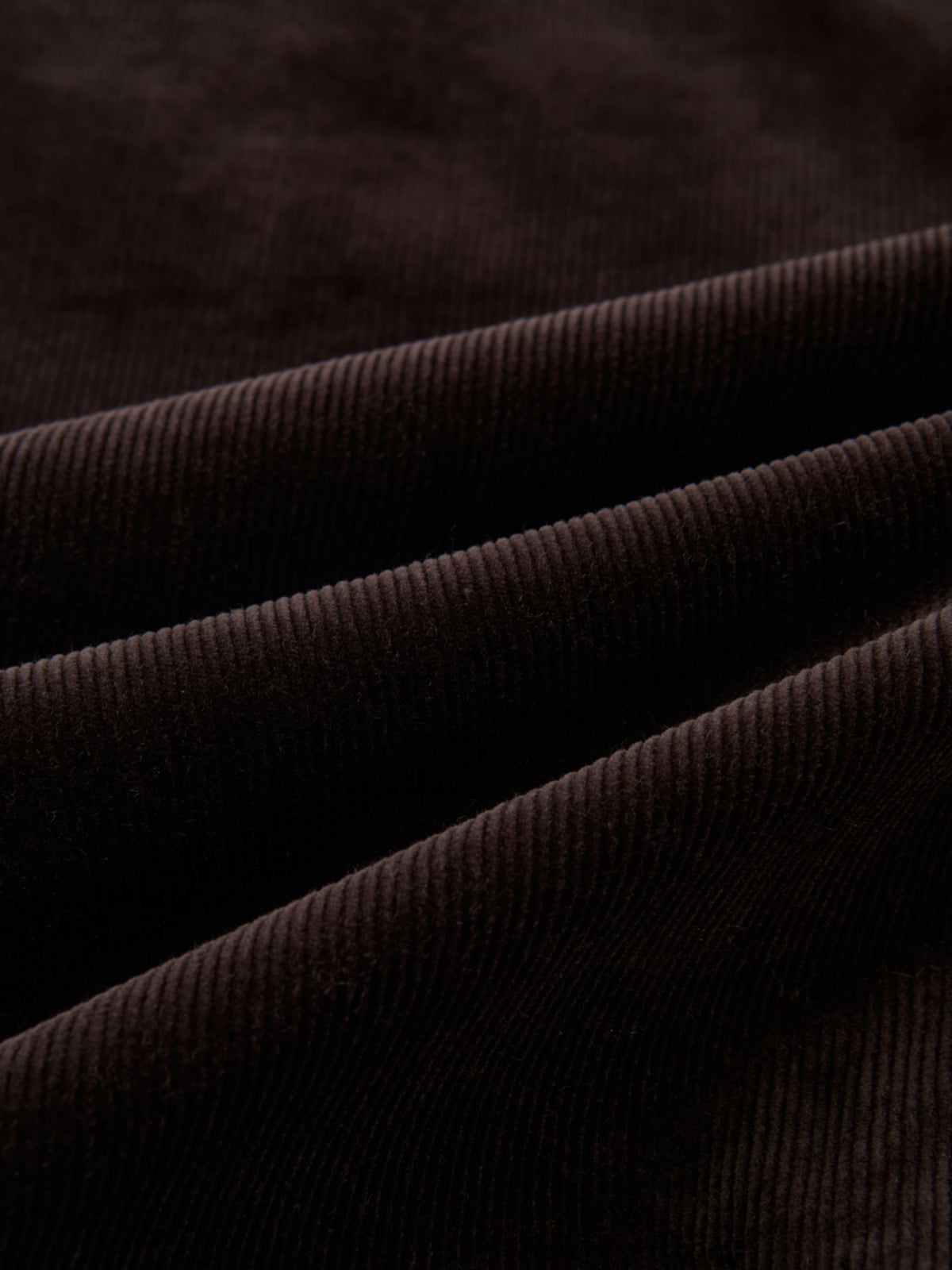 Chain Detail Corduroy Skirt - Brown