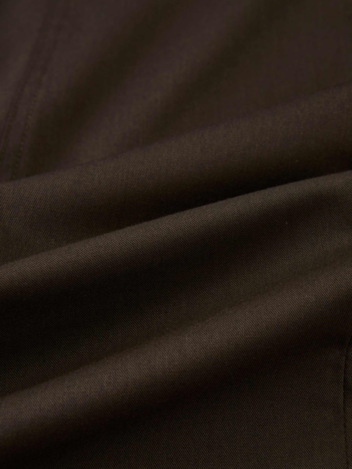 High Waisted Seamed Skirt - Chocolate Brown
