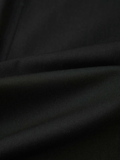 High Waisted Seamed Skirt - Black