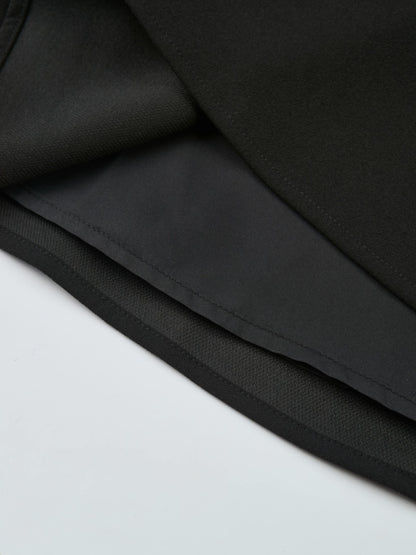 Aline Embelished Pocket Skirt - Black