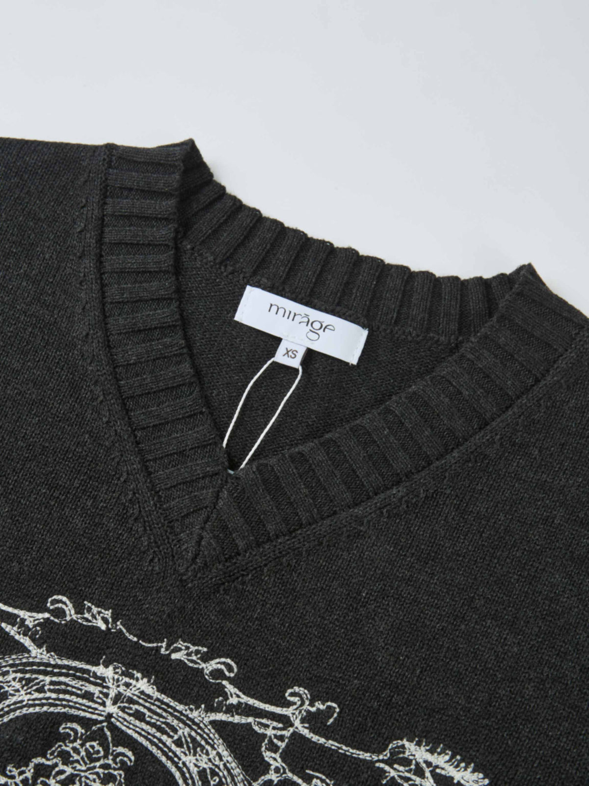 Embroiderered Vest - Grey