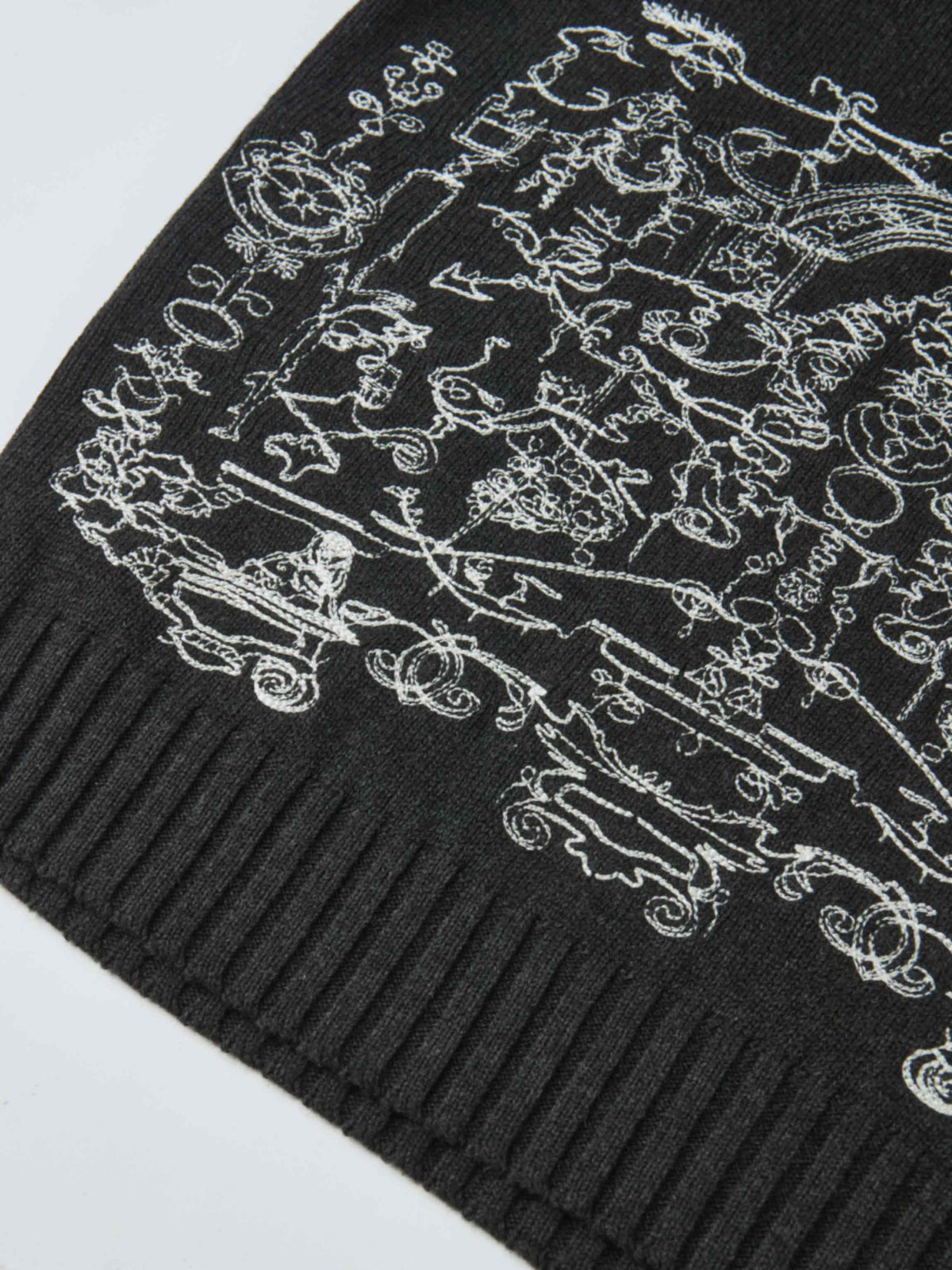 Embroiderered Vest - Grey