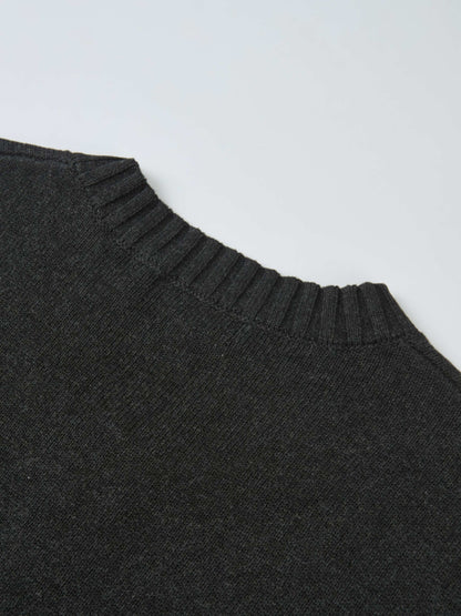 Embroiderered Vest - Grey