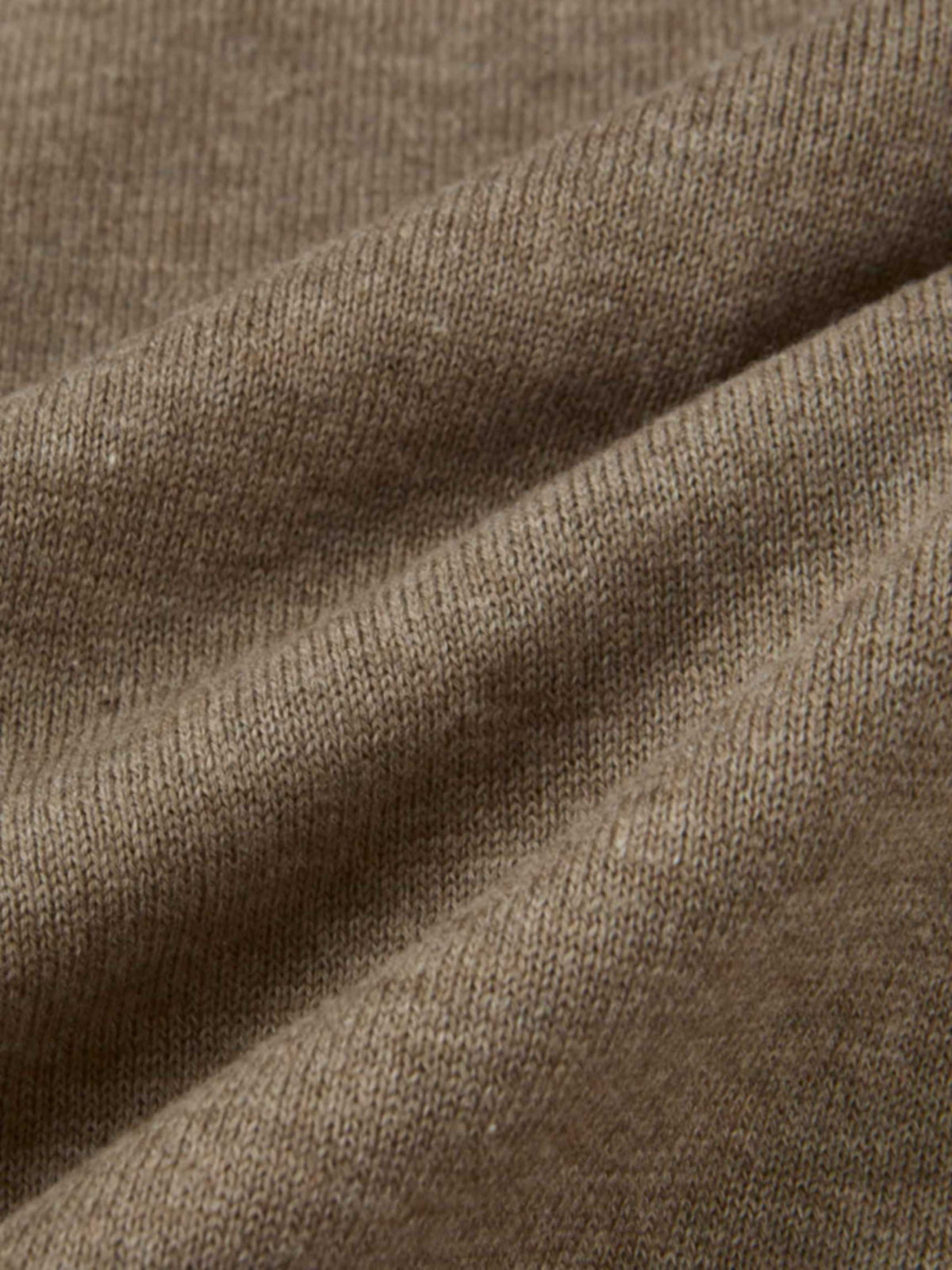 Eyelet Knit Trim Cardigan - Warm Taupe