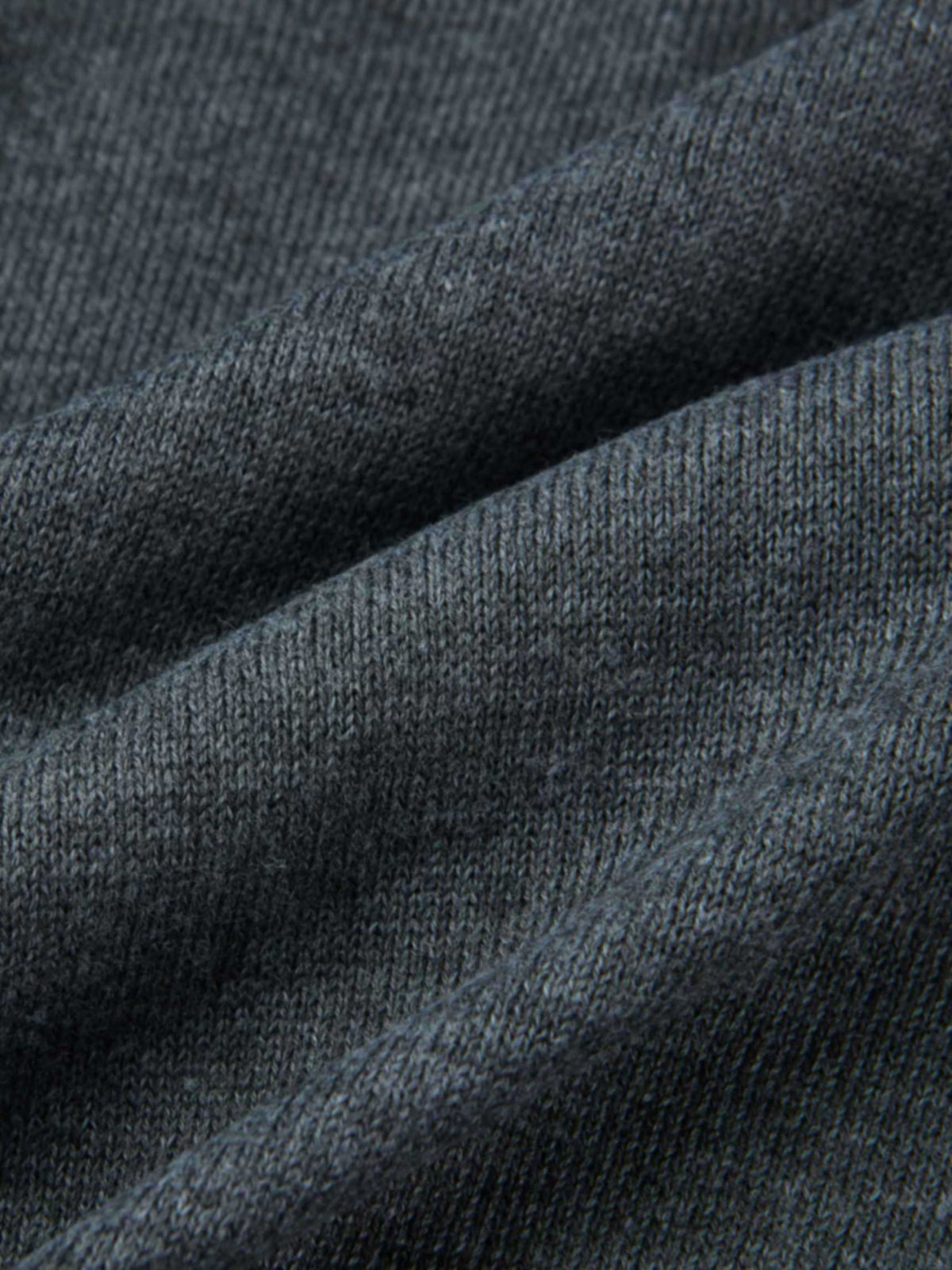 Eyelet Knit Trim Cardigan - Grey