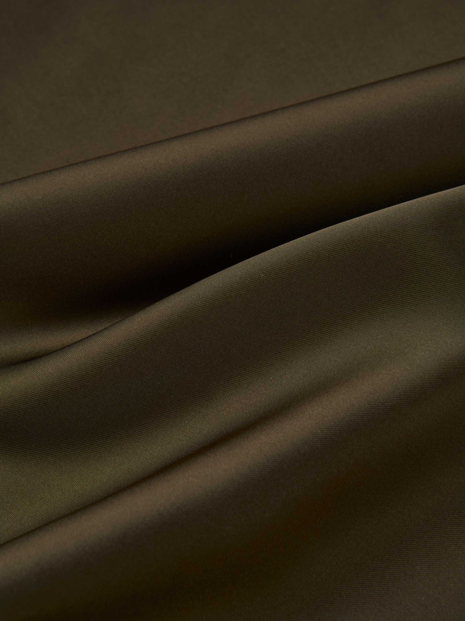 Solid Satin Slip Skirt-Simply Olive