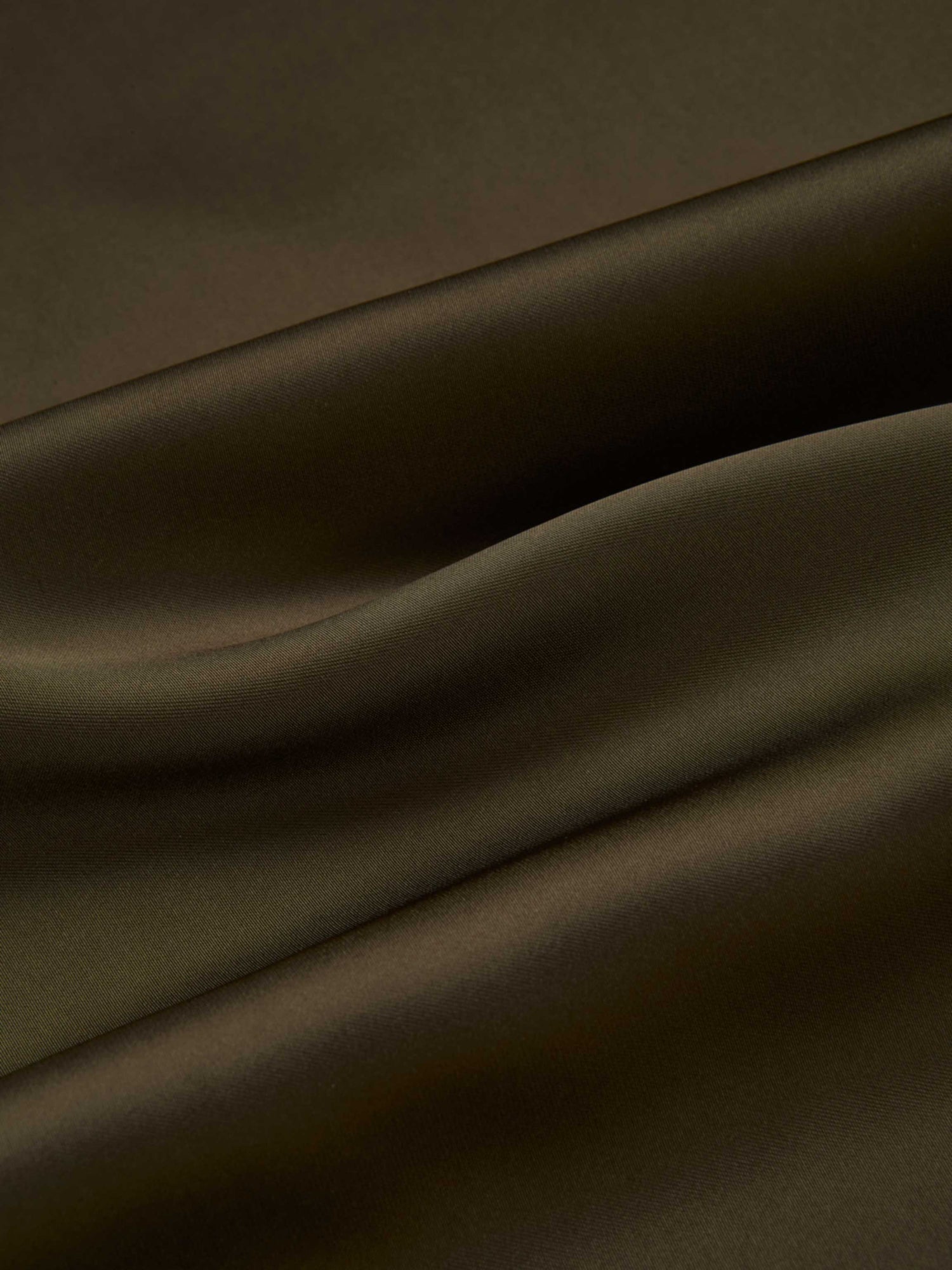 Solid Satin Slip Skirt-Simply Olive
