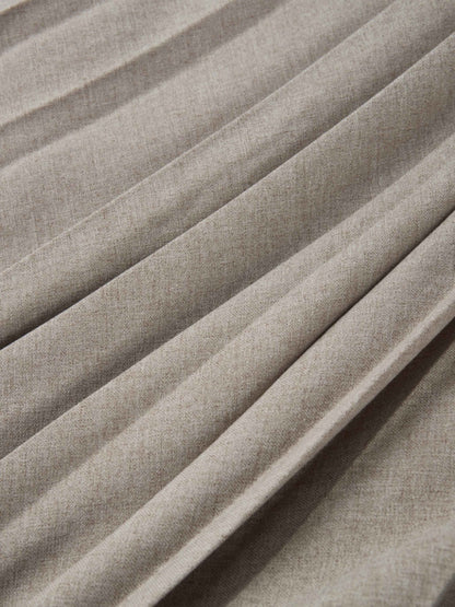 Marni Pleated Skirt 36"- Heathered Taupe