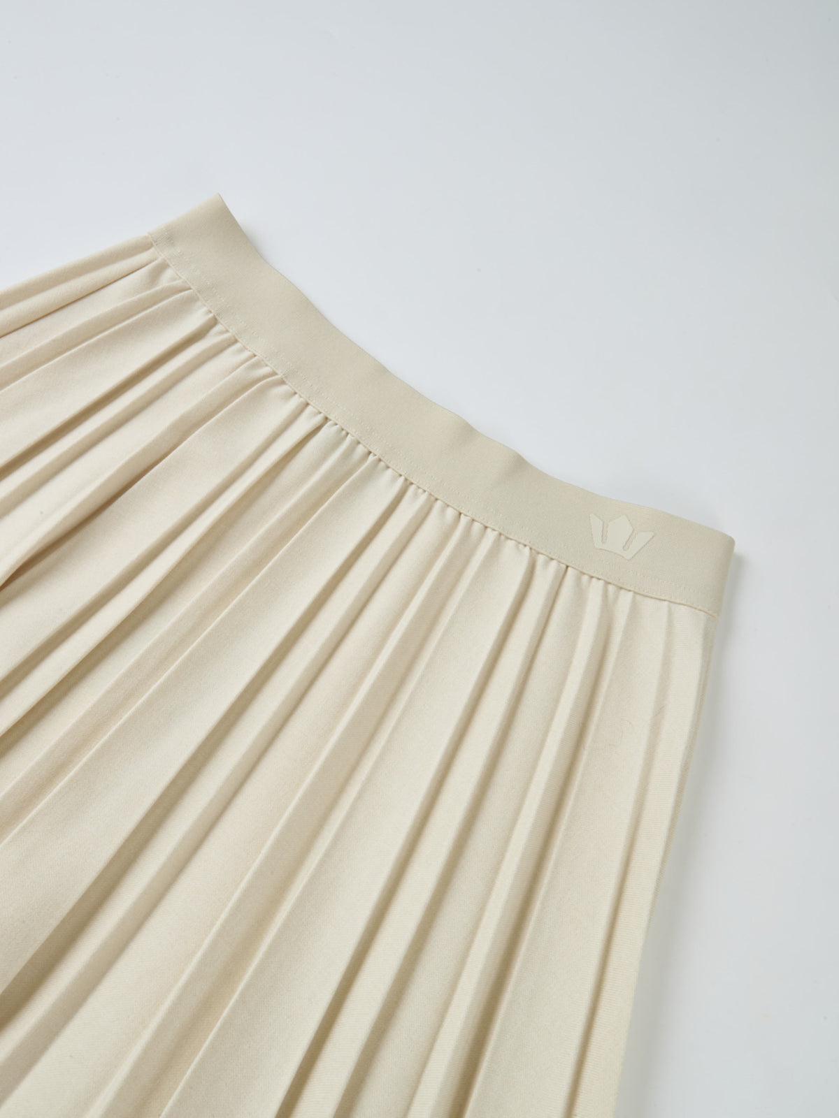 Marni Pleated Skirt 36"- Cream