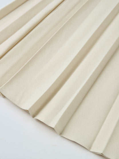 Marni Pleated Skirt 36"- Cream