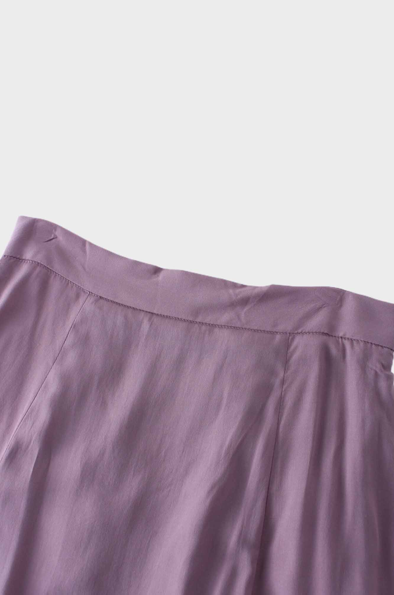 TRUMPET FLARE SKIRT-LILAC