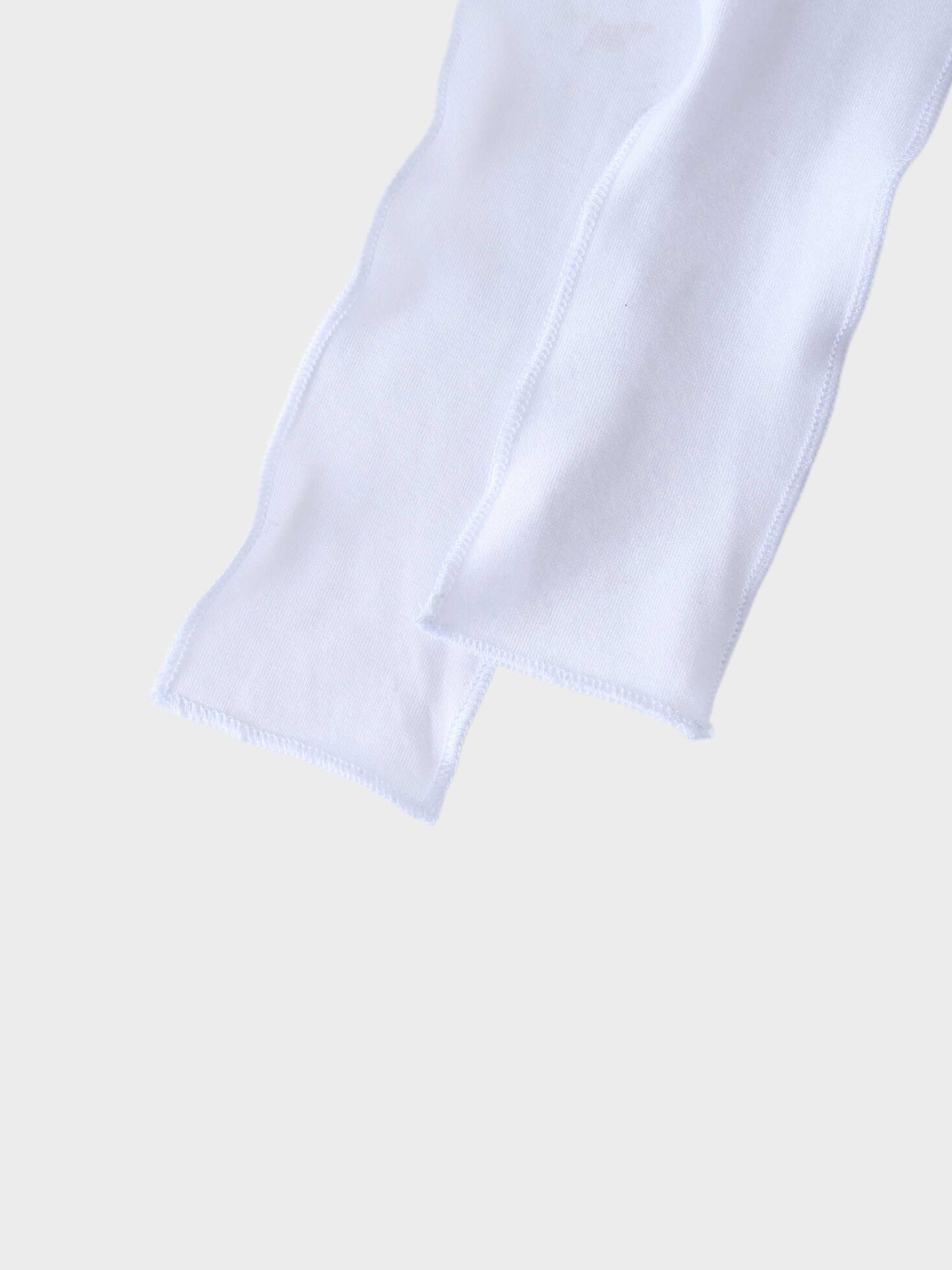 Wrap Tie Tee-White