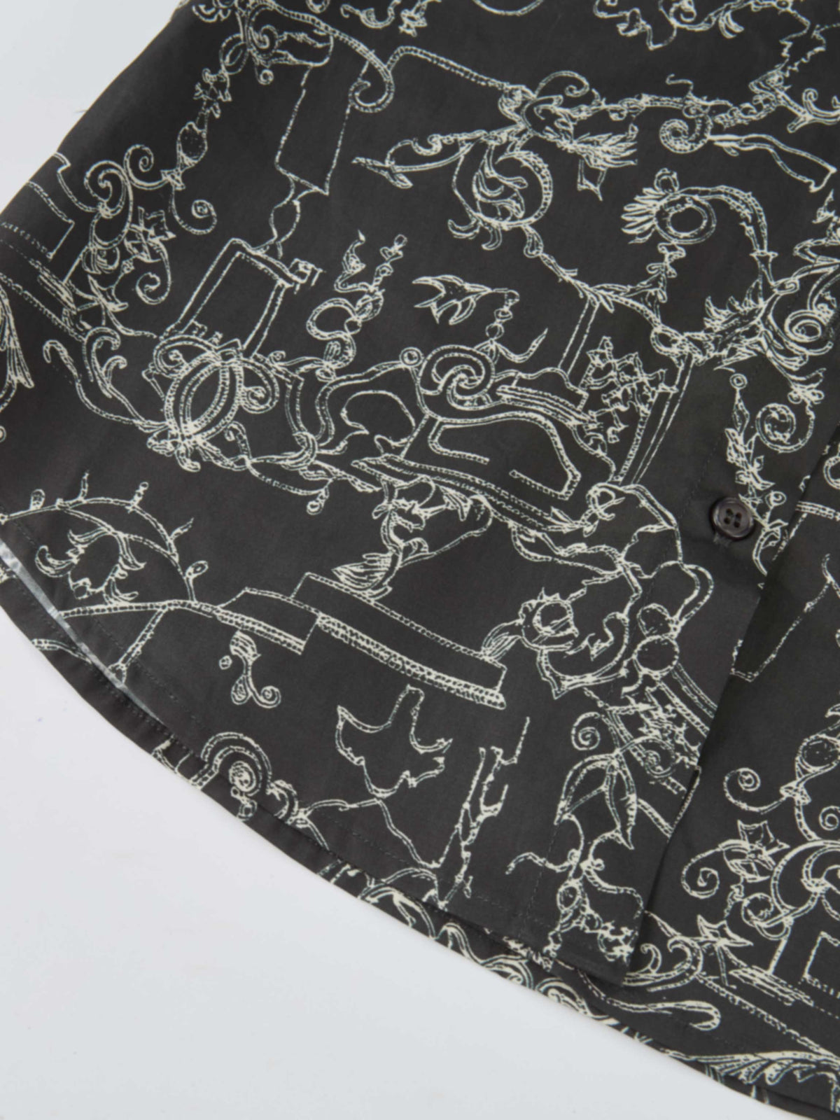 Printed Blouse - Grey
