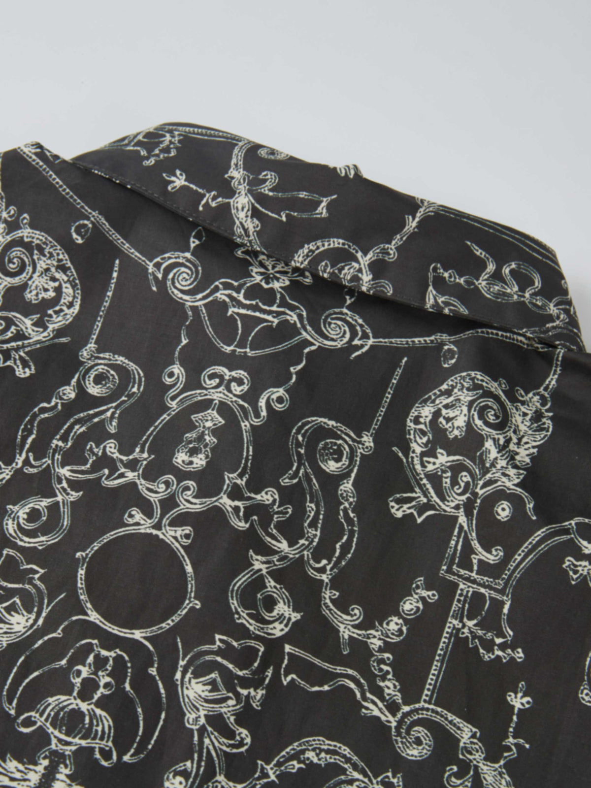 Printed Blouse - Grey