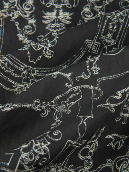 Printed Blouse - Grey