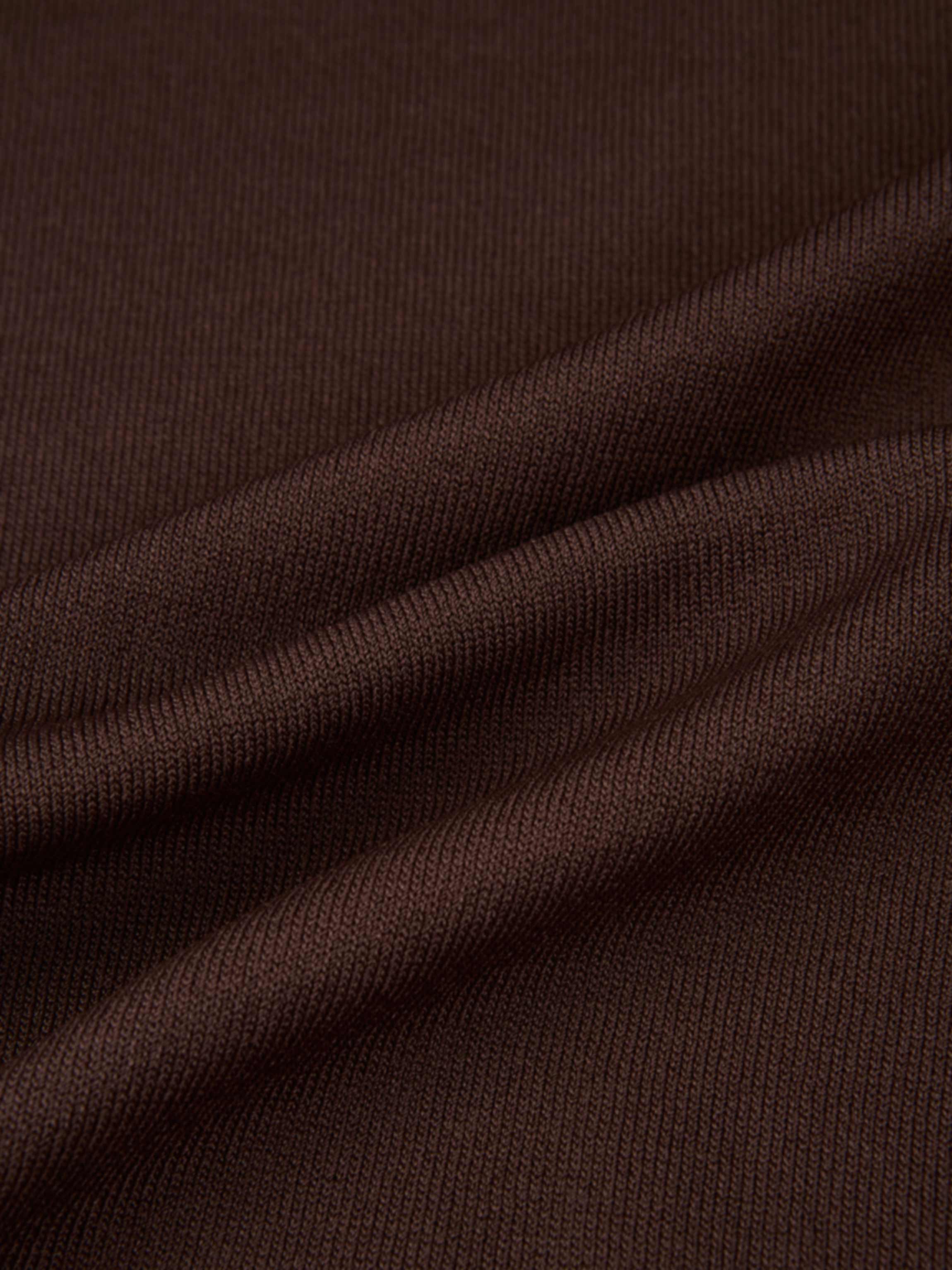Shoulder Detail Turtleneck - Brown