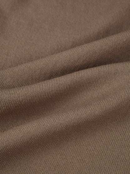 Shoulder Detail Turtleneck - Warm Taupe