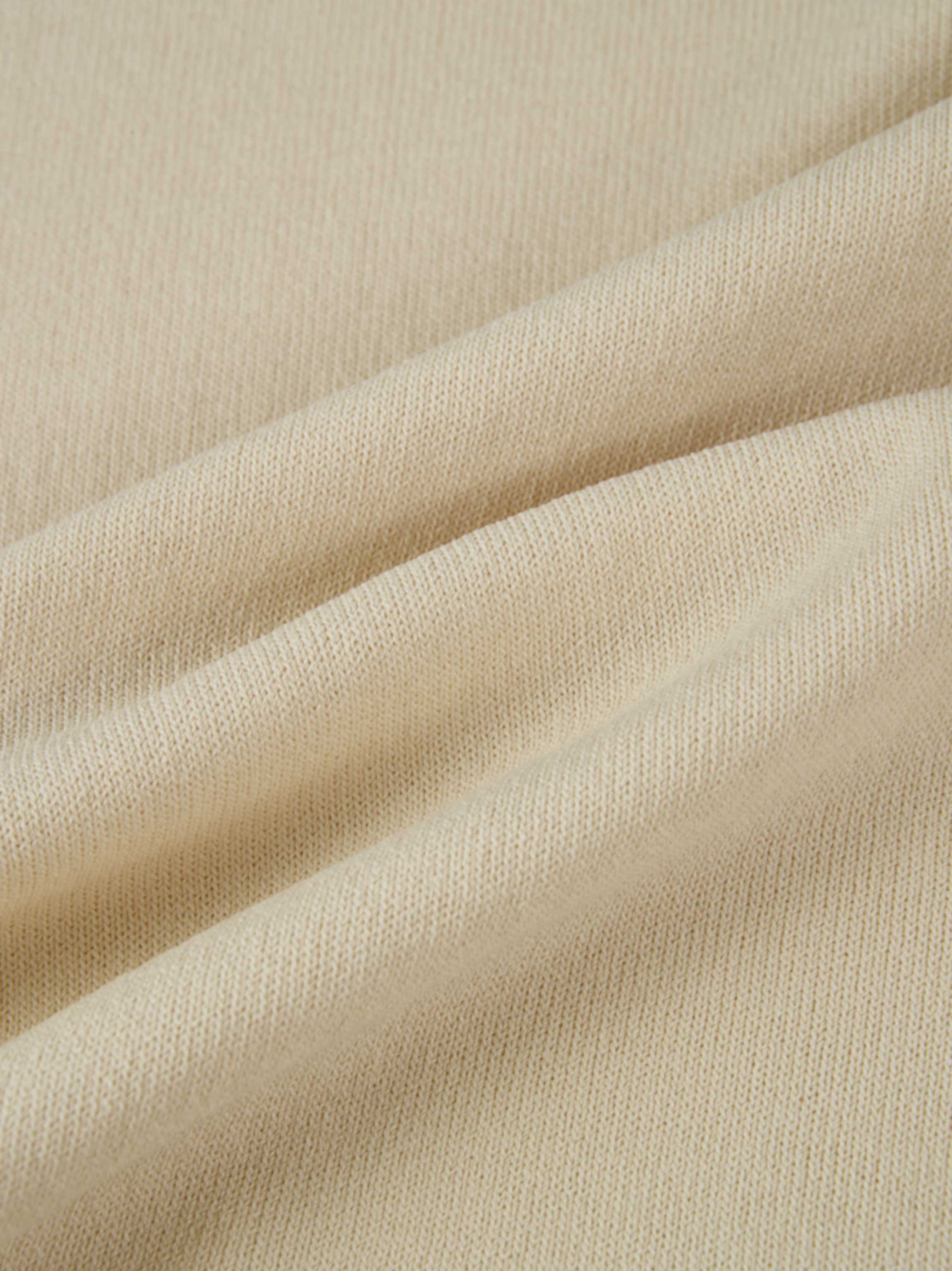 Shoulder Detail Turtleneck - Cream