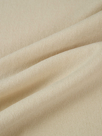 Shoulder Detail Turtleneck - Cream