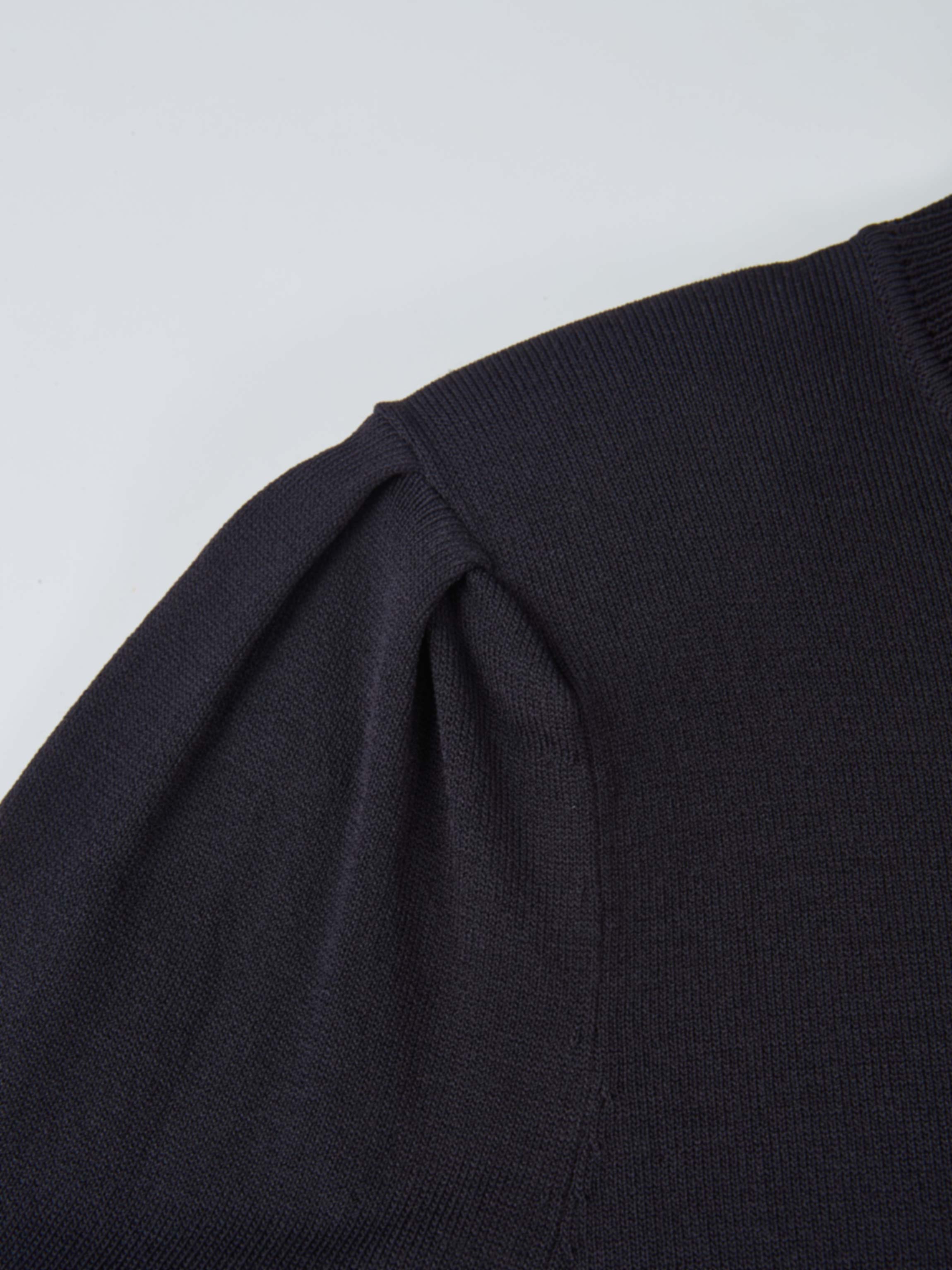 Shoulder Detail Turtleneck - Navy
