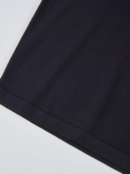 Shoulder Detail Turtleneck - Navy