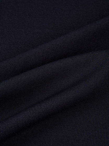Shoulder Detail Turtleneck - Navy