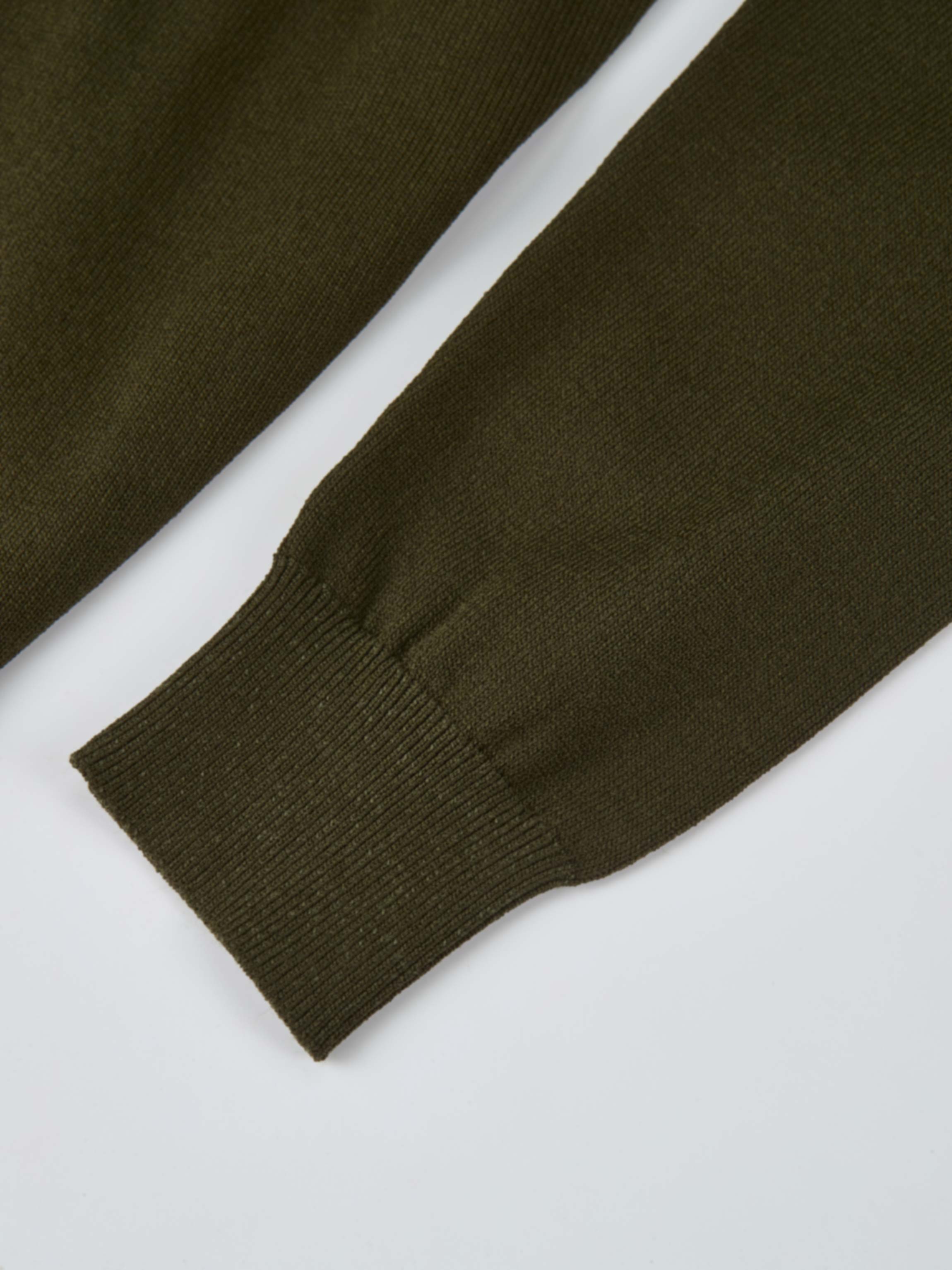 Shoulder Detail Turtleneck - Olive