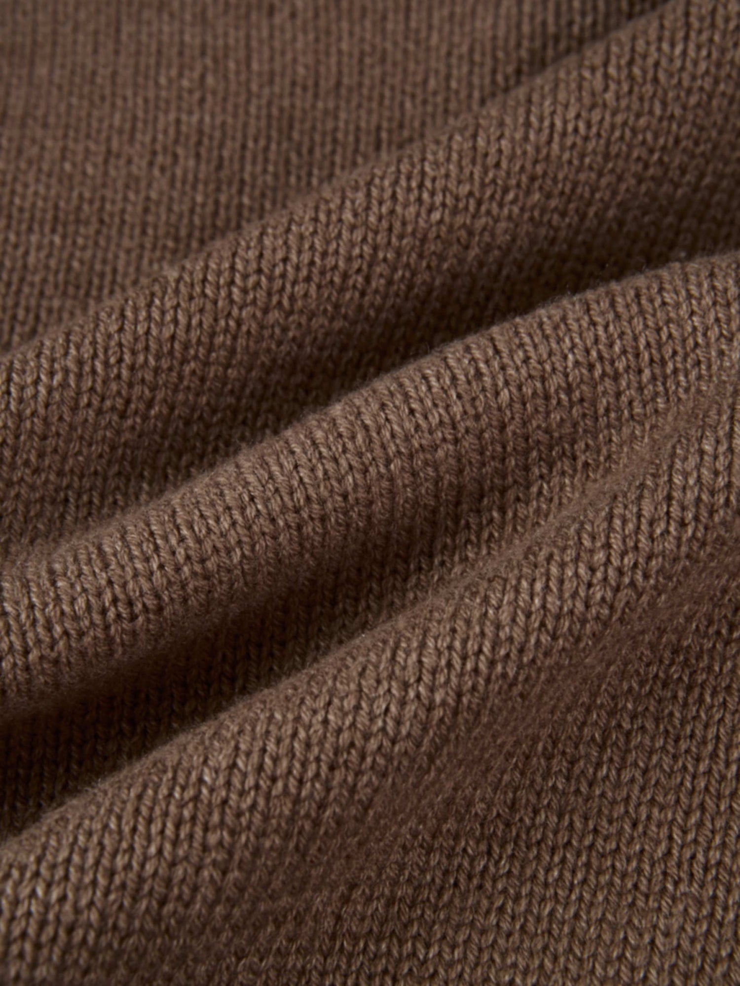Front Cable Crop Turtleneck Sweater - Warm Taupe