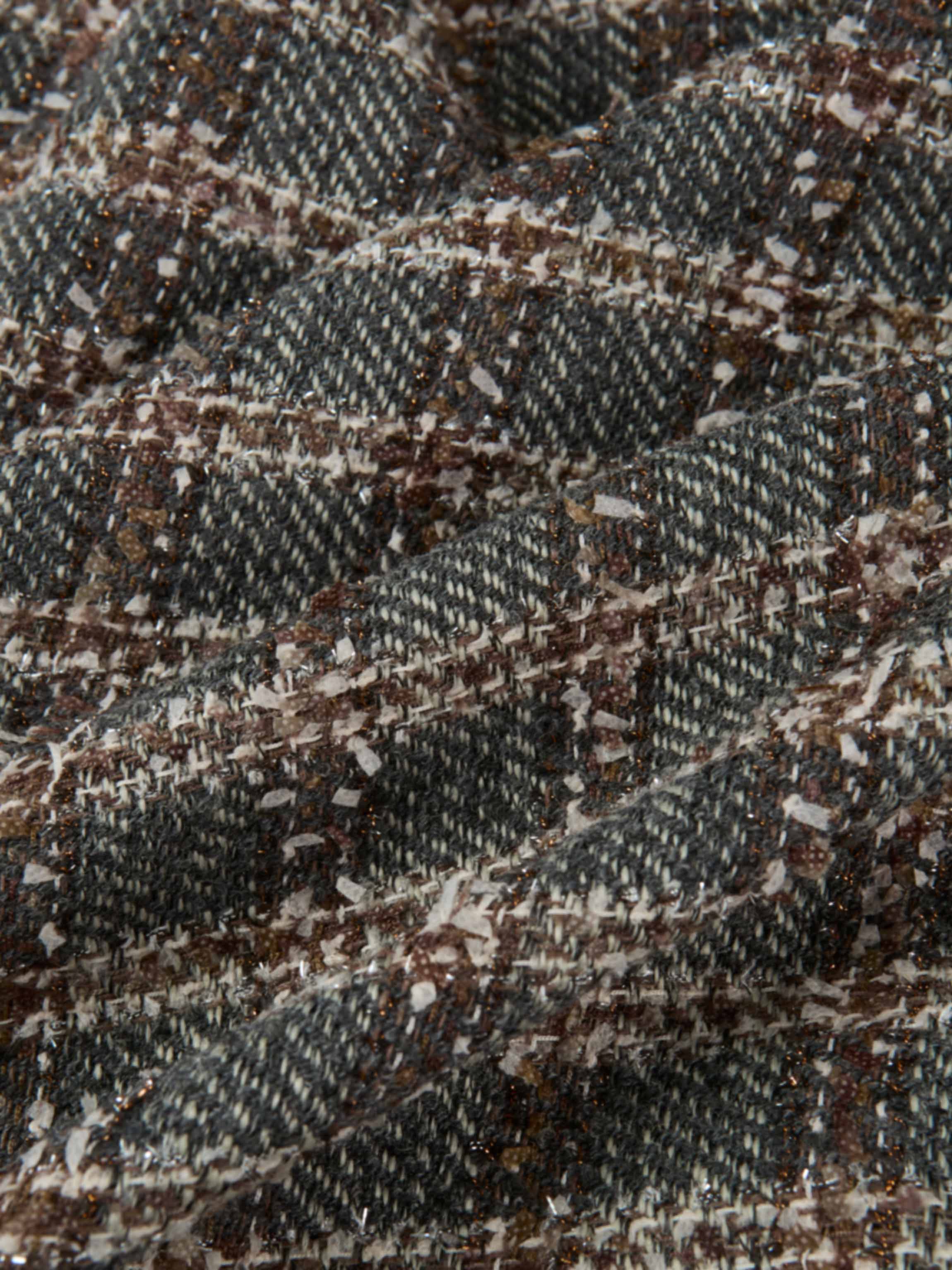 Boucle Yoke Circle Skirt - Grey