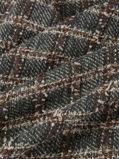 Boucle Yoke Circle Skirt - Grey