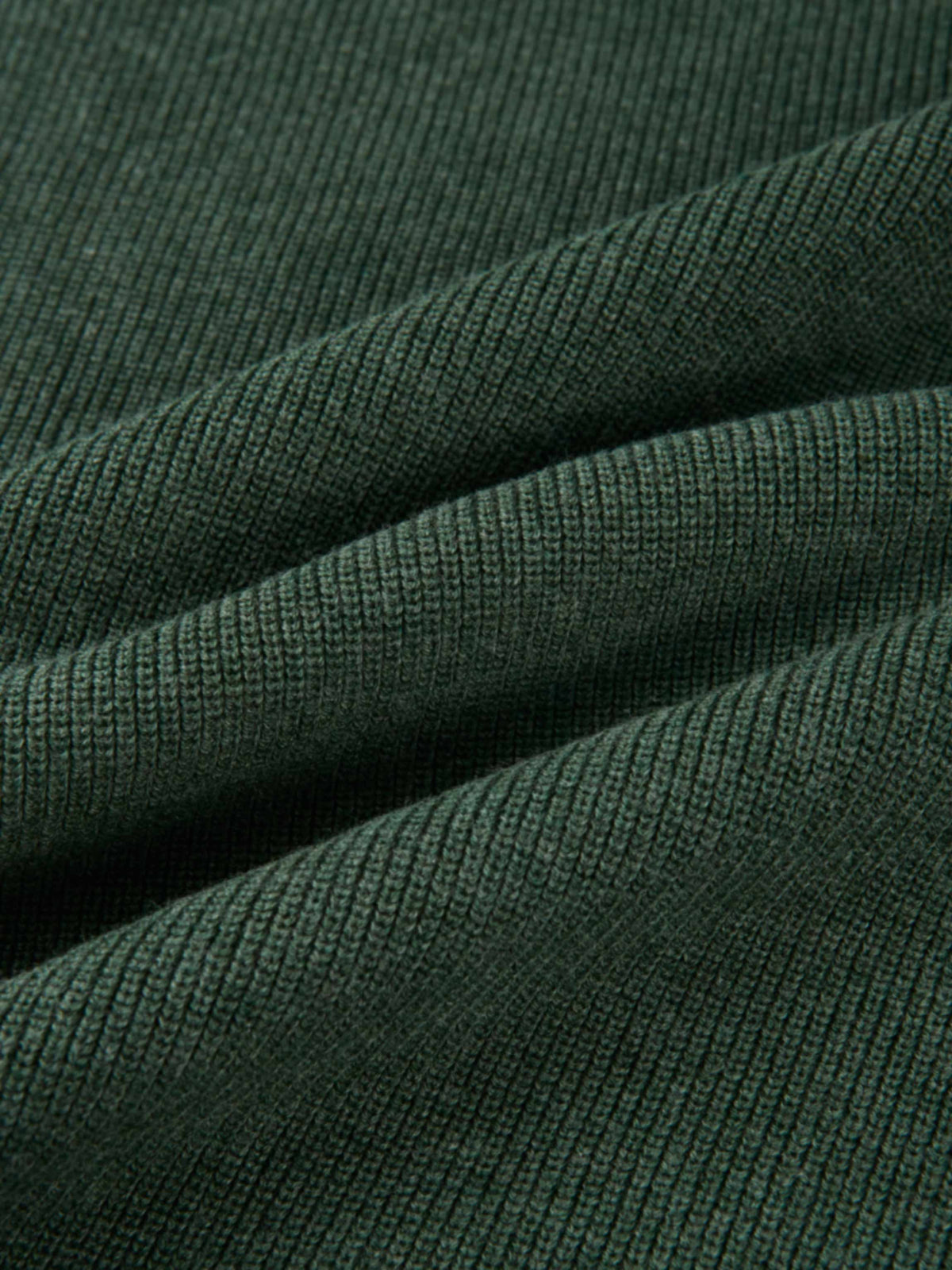 Knit A-Line Skirt - Green