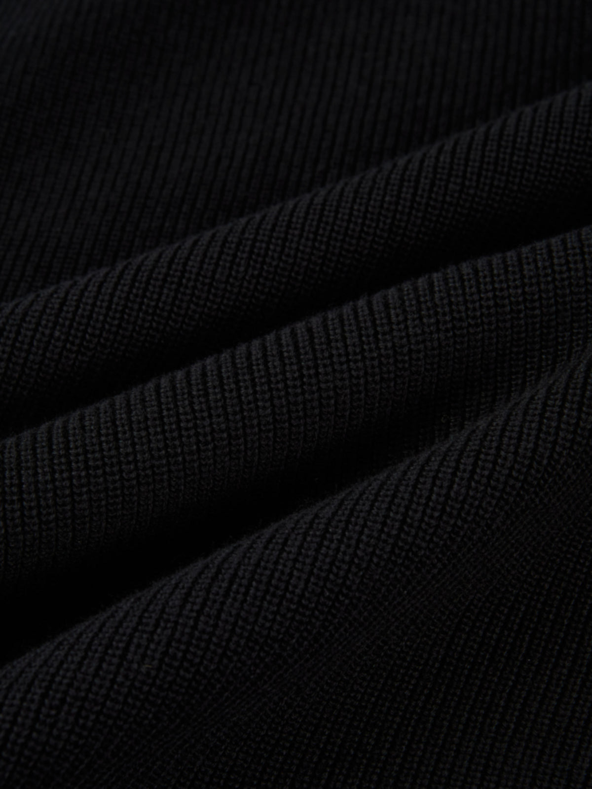 Knit A-Line Skirt - Black
