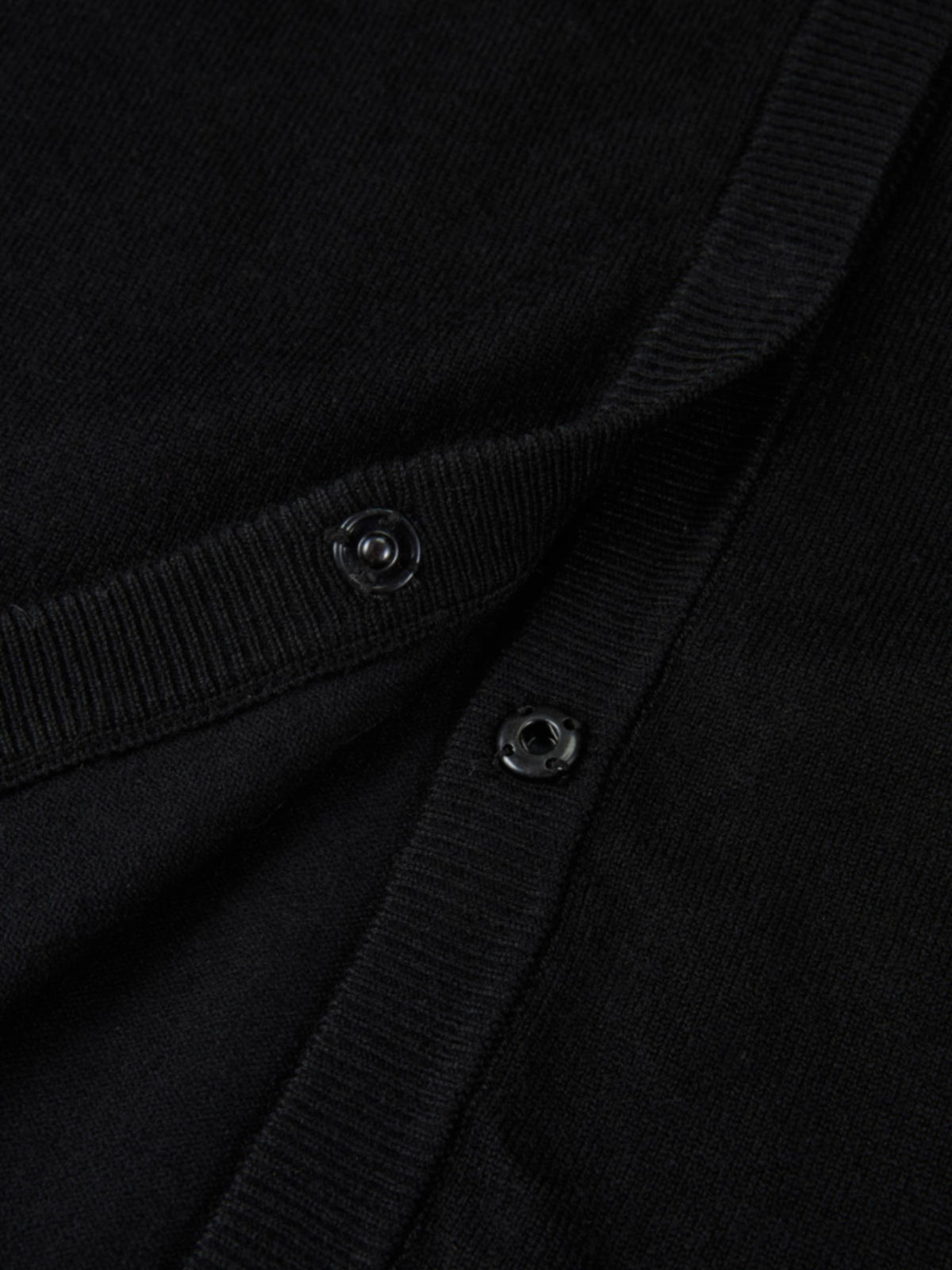 Soft Knit Hoodie Cardigan - Black