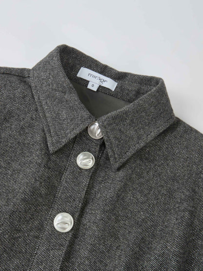 Herringbone Sparkle Dress- Grey
