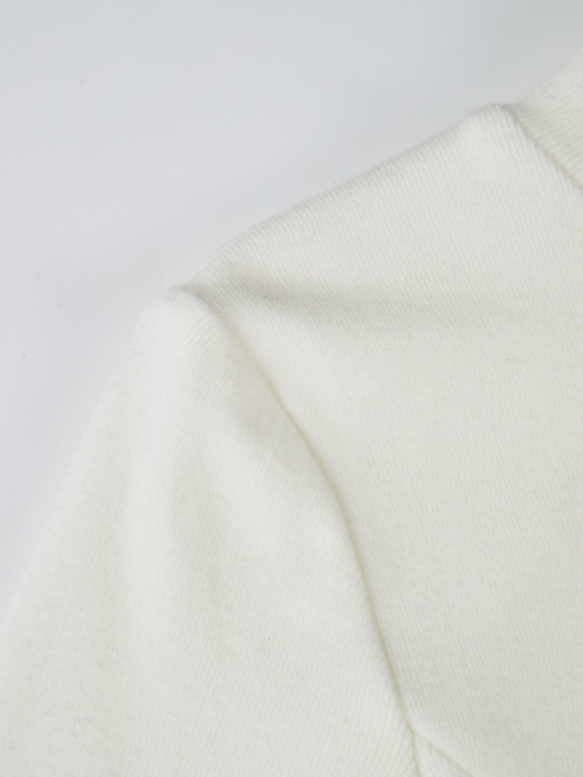 Sleeve Detail Princess Style Knit Dress - Cream