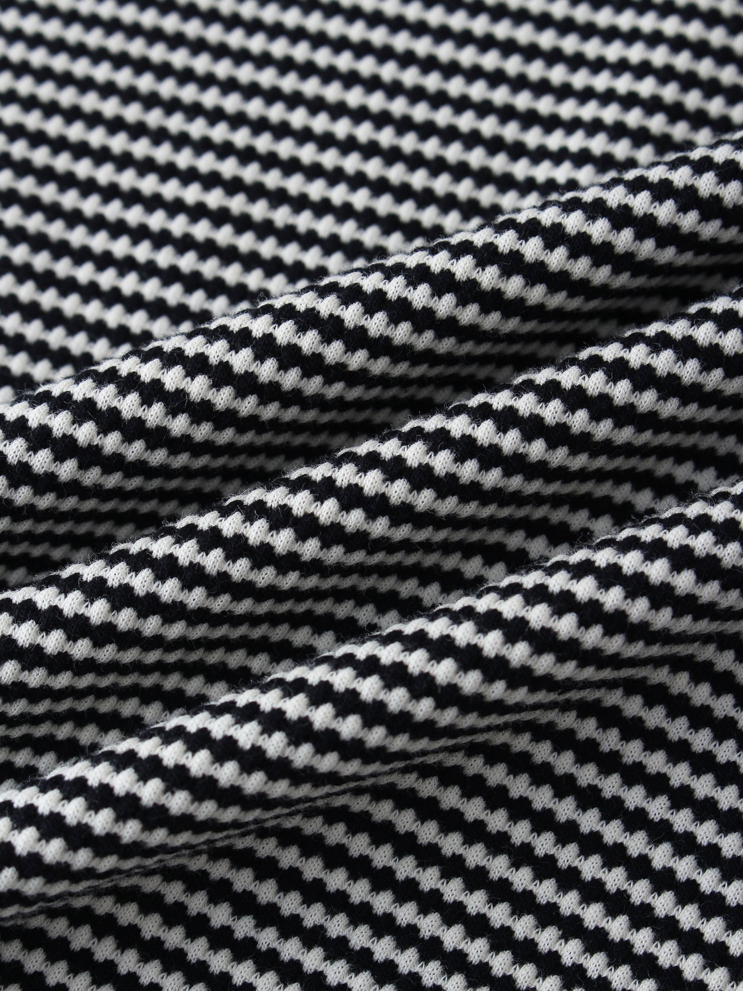 Waffle Rayas V Alta-Negro/Blanco