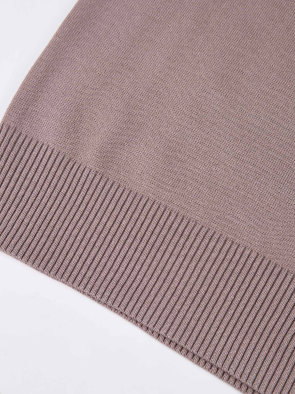 Ribbon Bow Sweater - Mauve/Taupe