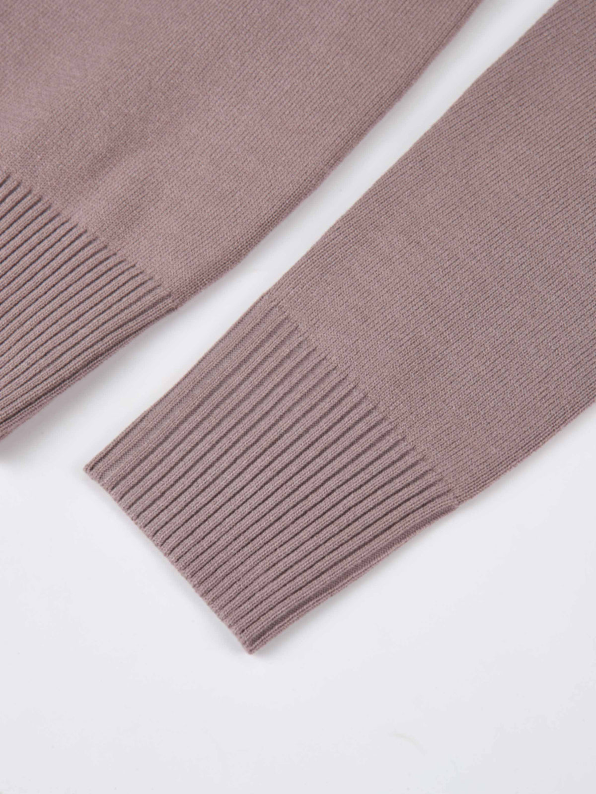 Ribbon Bow Sweater - Mauve/Taupe