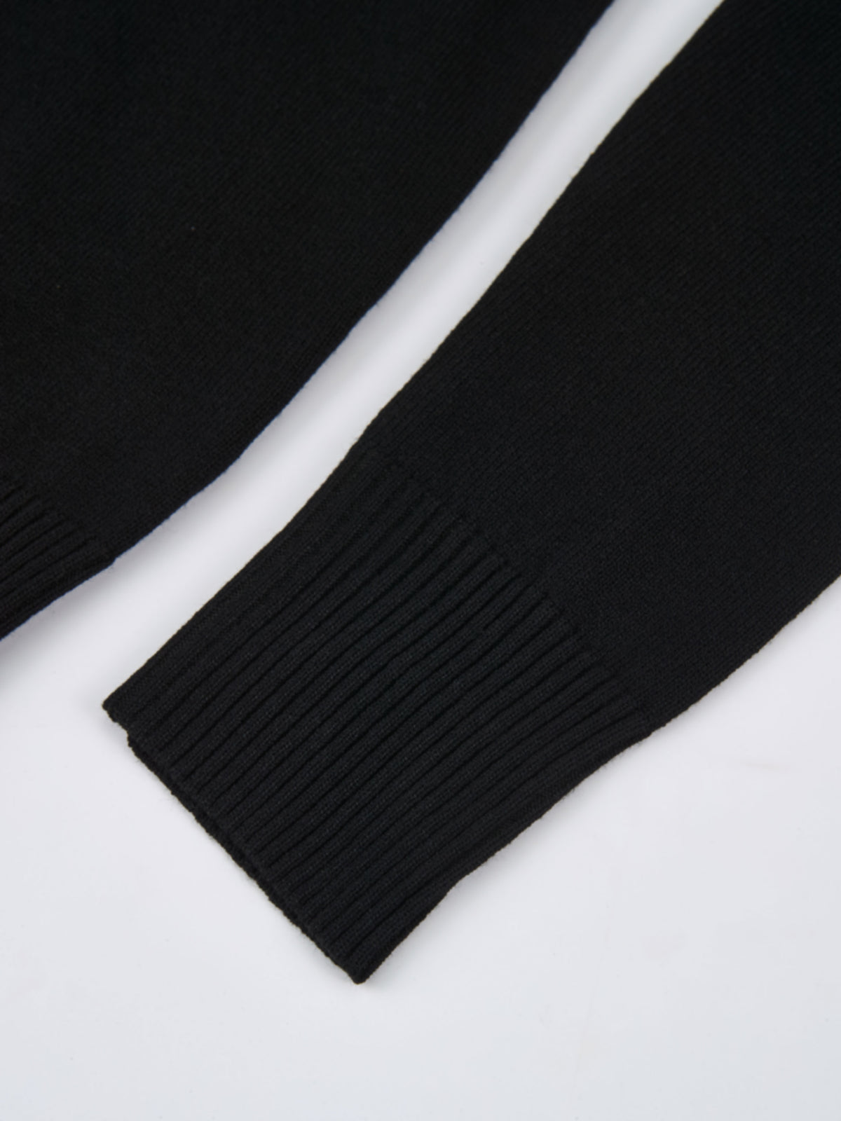 Ribbon Bow Sweater - Black