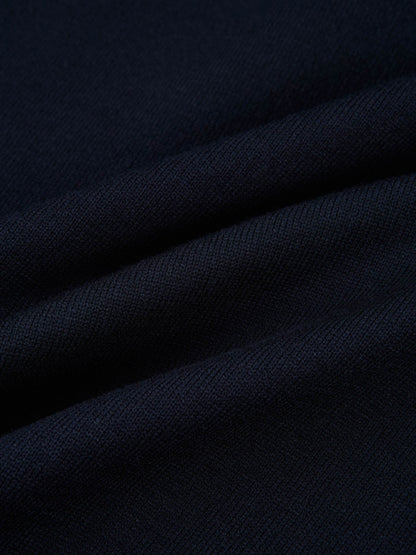 Ribbon Bow Sweater - Navy