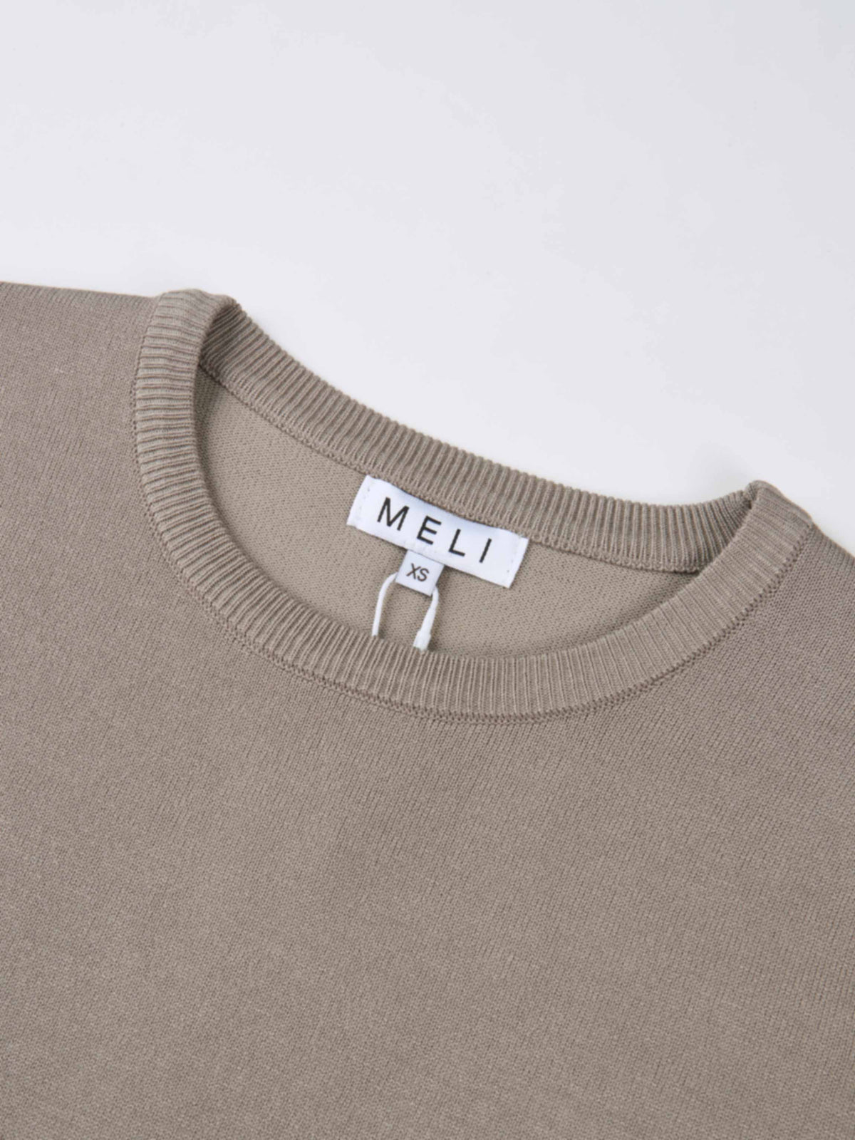Basic Knit Crew Sweater - Warm Taupe