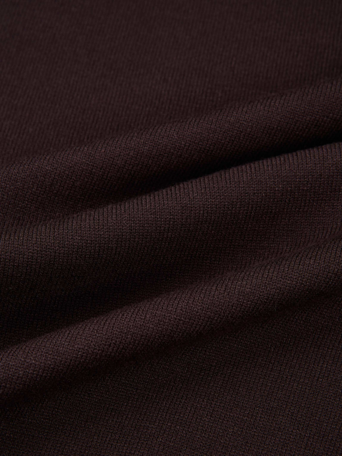 Basic Knit Crew Sweater - Chocolate Brown